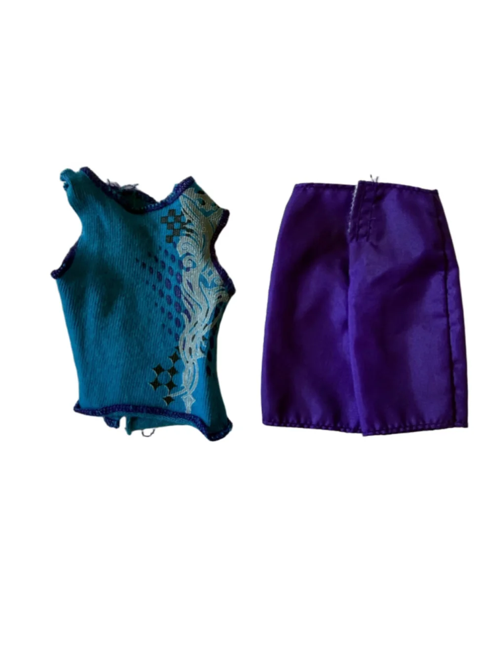 Barbie 2009 A Mermaid Tale Ken doll clothing blue shirt purple swim shorts